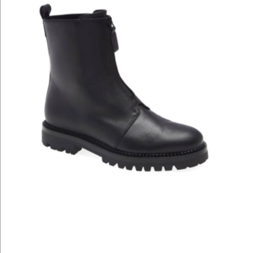 Vince cabria black booties. Worn once in excellent condition.